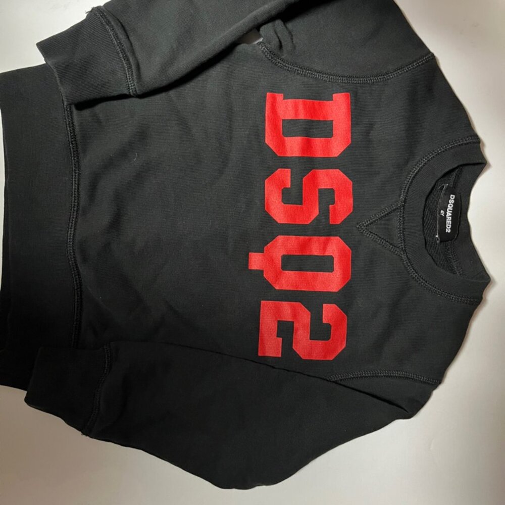 Little boys/girls  DSquared2 cottons sweatshirt, size 4T